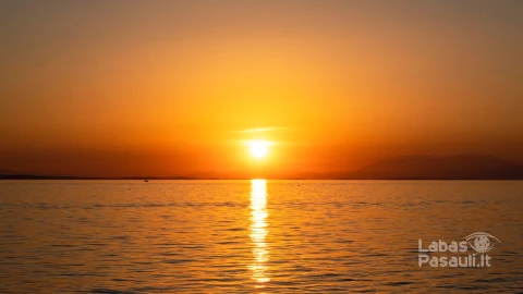 sunset-aegean-sea-coast-ship-land-distance-water-greece