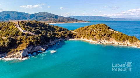 drone-aerial-view-sea-rocks-olympiada-halkidiki-greece